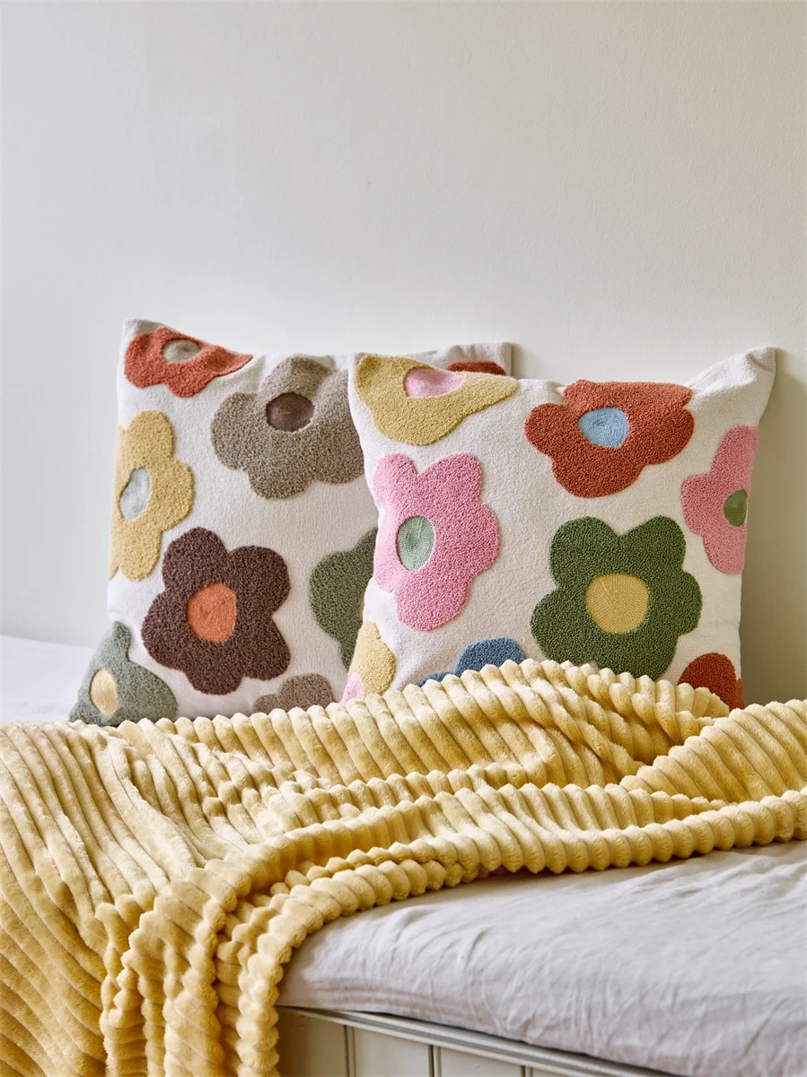 Daisy fodral 45x45 linne - Bild 2