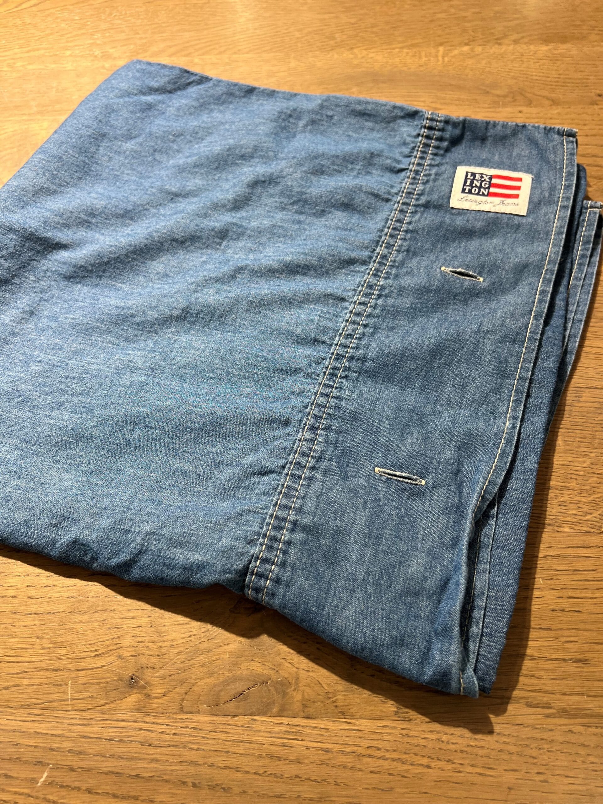 Washed Denim Pillowcase