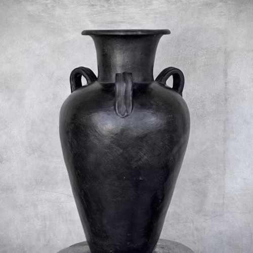 ISAC big vase, antique black