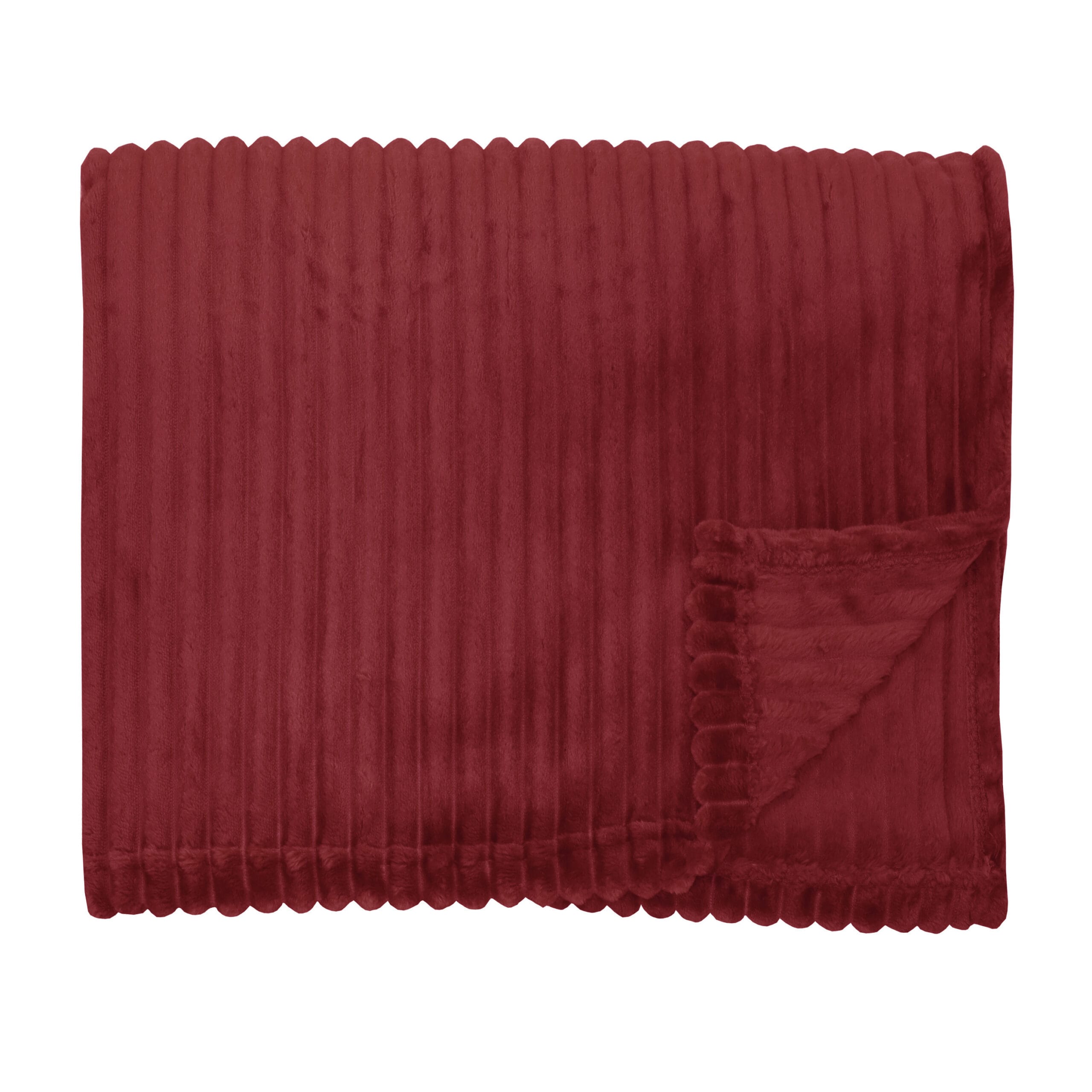 Baloo pläd 130x170 vinröd - Bild 2