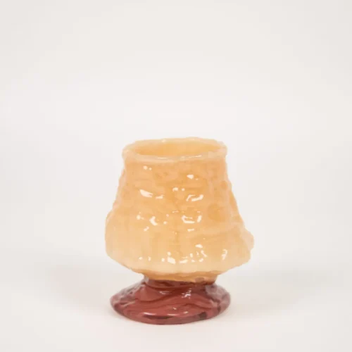 Kiva ljuslykta persika