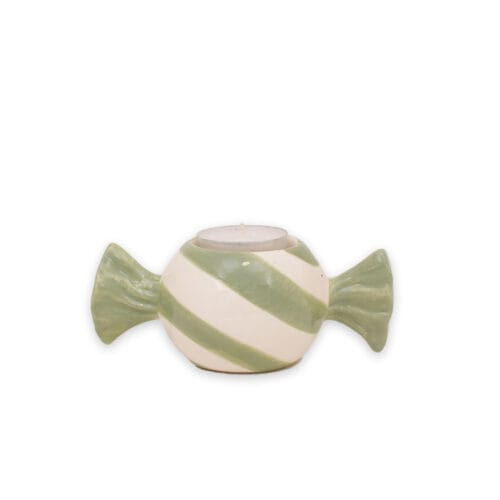 Tivoli grön godis ljuslykta