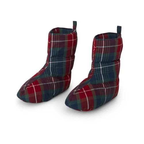 Charlie Checked Flannel Re-Down Sock